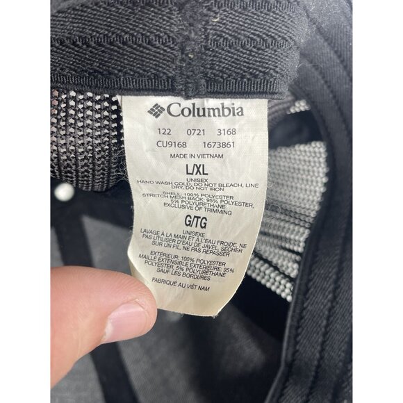 Columbia Logo Flexfit Cap L/XL - Gray Mesh Back - Picture 3 of 3